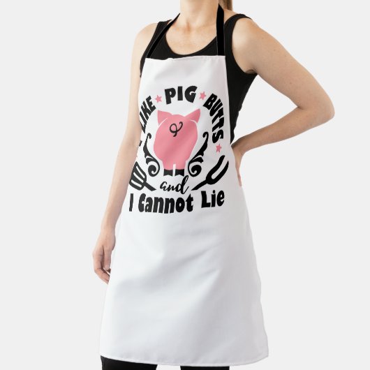 Ik hou van varken Butts Schort (Insitu)