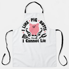 Ik hou van varken Butts Schort
