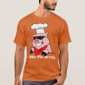 Ik hou van varken Butts T-shirt (Voorkant)