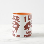 Ik hou van varken en ik kan niet liegen mok (Midden)