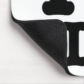 ik hou van varkens mousepad muismat (Hoek)