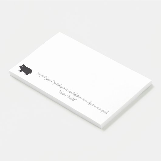 Ik hou van varkens post-it® notes (Schuin)