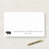 Ik hou van varkens post-it® notes (Op bureau)