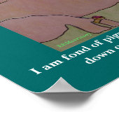 Ik hou van varkens. Winston Churchill Poster (Hoek)