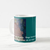 Ik hou van varkens. Winston Churchill Quote - Mok (Voorkant links)