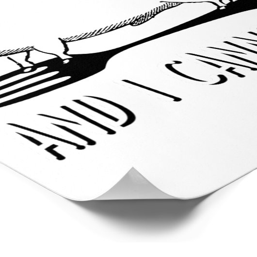 Ik hou van varkensbillen en ik kan niet liegen gra poster (Hoek)