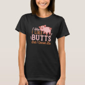 Ik hou van VarkensButts Grilling Master Butcher T-shirt (Voorkant)