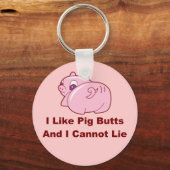 Ik hou van VarkensButts Sleutelhanger (Voorkant)