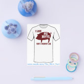 Ik hou van Varkensknoppen en ik kan geen BBQ-bacon Flyer (Enkel)