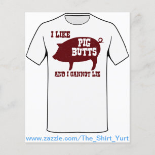 Ik hou van Varkensknoppen en ik kan geen BBQ-bacon Flyer