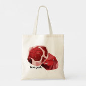 Ik hou van varkensvlees tote bag (Achterkant)