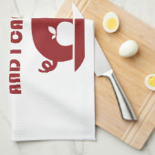 ik hou van varkensvlekken en ik kan niet liegen ,  theedoek (Quarter Fold)