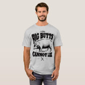 Ik hou van varkensvlekken Funny BBQ Slogan Humor T T-shirt (Voorkant volledig)