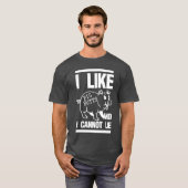 ik hou van varkensvlekken t-shirt (Voorkant volledig)