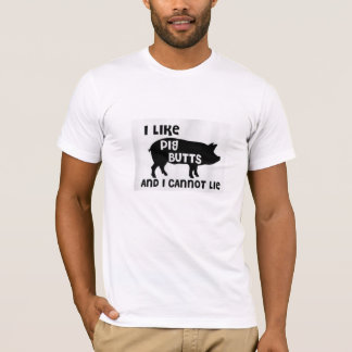 Ik hou van varkensvlekken t-shirt