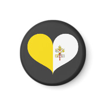 Ik hou van Vaticaanstad vlag