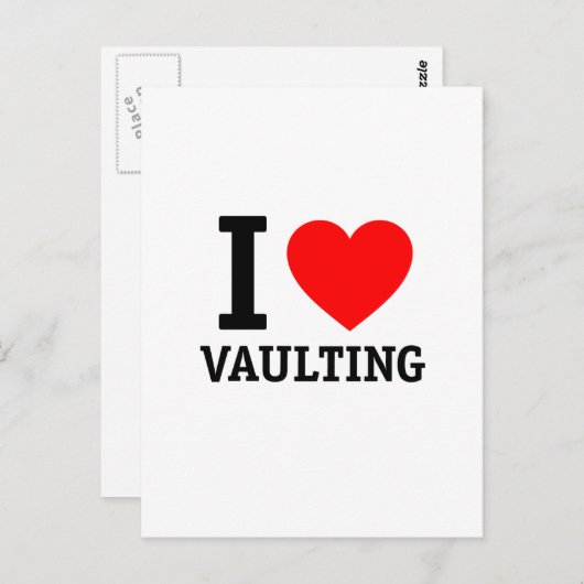 Ik hou van vaulten briefkaart (Voorkant / Achterkant)