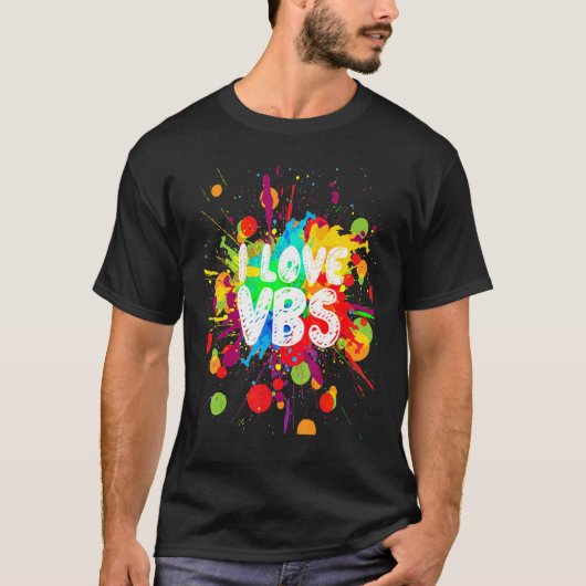 Ik hou van VBS Shirt Crew Vakantie Bijbel School P (Voorkant)