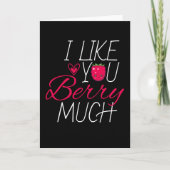 Ik hou van veel fruitframbozen kaart (Voorkant)