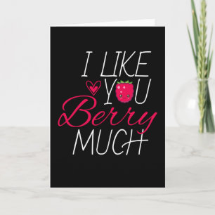 Ik hou van veel fruitframbozen kaart