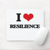 Ik hou van veerkracht muismat (Met muis)