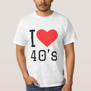 Ik hou van veertig t-shirt
