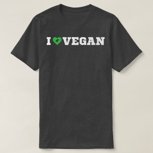Ik hou van veganlifestyle t-shirt (Design voorkant)