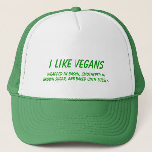 Ik hou van Vegans... gekookt tot het echt grappig Trucker Pet
