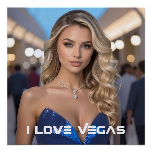 IK HOU VAN VEGAS PERFECT POSTER (Voorkant)