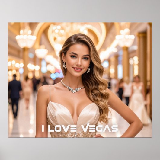 IK HOU VAN VEGAS POSTER (Voorkant)