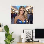 IK HOU VAN VEGAS POSTER (Thuiskantoor)