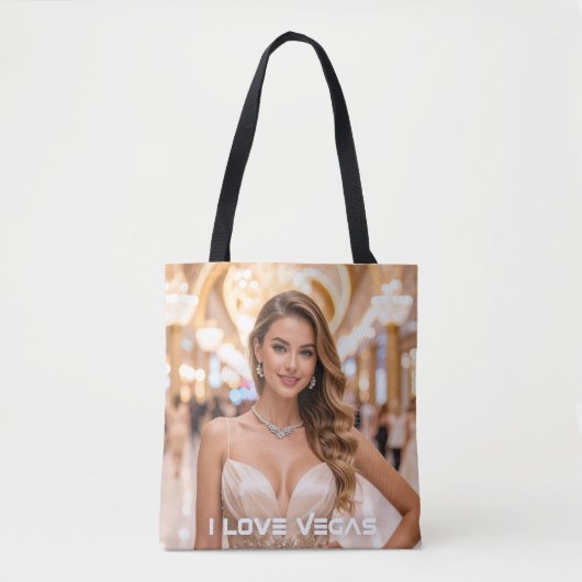 IK HOU VAN VEGAS TOTE BAG (Voorkant)