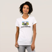 IK HOU VAN VEGETARIËN!!! T-SHIRT (Voorkant volledig)