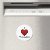 Ik hou van vegetariërs magneet (Insitu (Vaatwasser))
