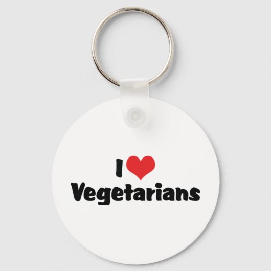 Ik hou van vegetariërs sleutelhanger (Voorkant)