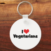 Ik hou van vegetariërs sleutelhanger (Voorkant)
