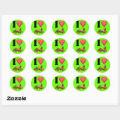 Ik hou van veggies Sticker (Vel)