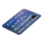 Ik hou van velen. Vertrouw op weinigen. Paddle Eig Magneet (Linkerzijde)