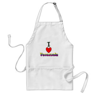 Ik hou van Venezuela Apron Standaard Schort