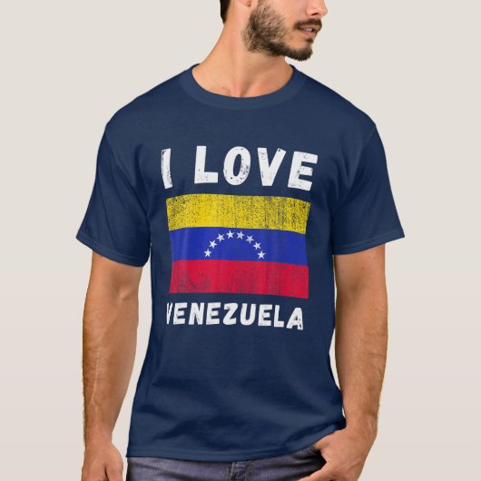 Ik hou van Venezuela... ik hoor Venezolaanse famil T-shirt (Voorkant)