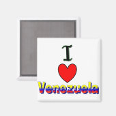 Ik hou van Venezuela magneet (Voorkant / Achterkant)