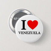 Ik hou van Venezuela Ronde Button 5,7 Cm (Voorkant /achterkant)