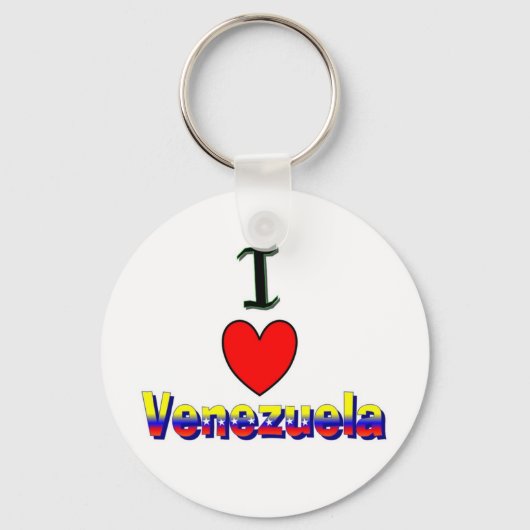 Ik hou van Venezuela Sleutelhanger (Voorkant)