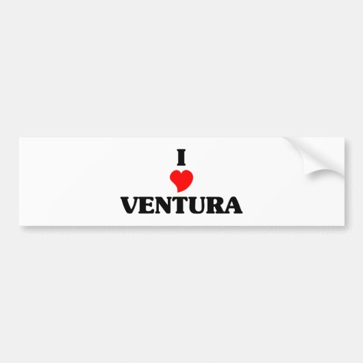 Ik hou van Ventura Bumpersticker (Voorkant)