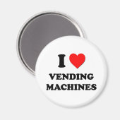 Ik hou van verkoopautomaten magneet (Voorkant / Achterkant)