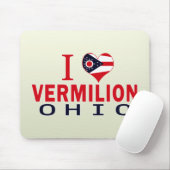 Ik hou van Vermilion, Ohio Muismat (Met muis)