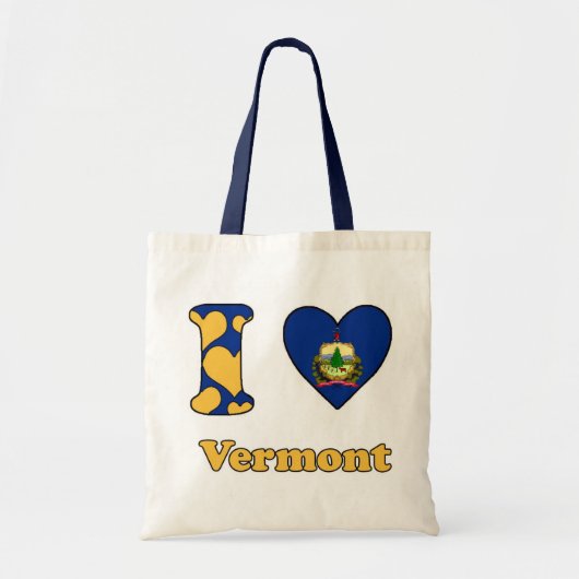 Ik hou van Vermont Tote Bag (Voorkant)