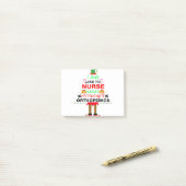 Ik hou van verpleegster's favoriete kerstman. post-it® notes (Op bureau)