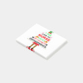 Ik hou van verpleegster's favoriete kerstman. post-it® notes (Schuin)