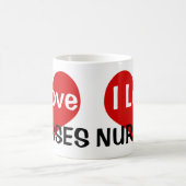 Ik hou van verpleegsters koffiemok (Center)